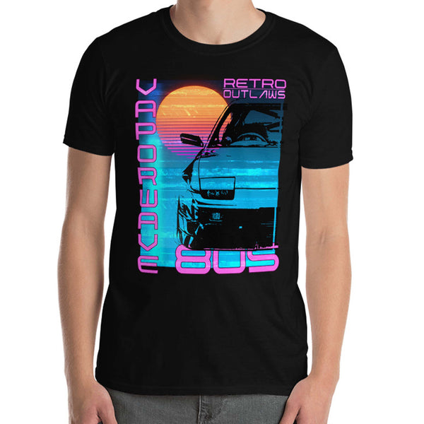 Retro Futurism Vaporwave T-Shirt At Retro Outlaws we love all things 80's from the music to the retro designs. Aesthetic Shirt, Vaporwave Shirt, Vaporwave Apparel, Vaporwave tee, Vaporwave Gift, Vaporwave poster. This is our Vaporwave Shirt that is inspired by the 80's aesthetic synth-style. This 80's graphic t-shirt is a perfect gift for Synthwave, Vaporwave, Aesthetic, Retrowave, Darkwave, Futuresynth, Retrofuturism.