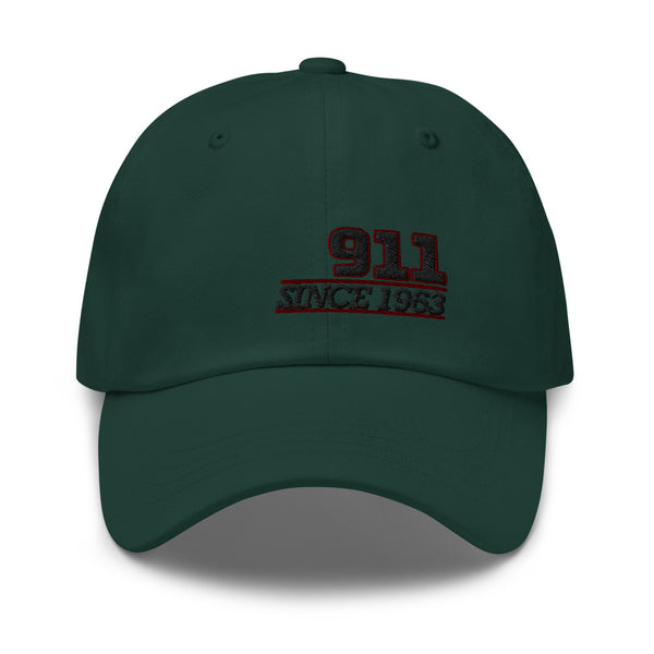 Porsche 911 1963 Classic Car Dad hat Baseball Cap  This is our classic Dad-hat style Porsche 911 Baseball Cap. At Retro Outlaws we have a love of all cars sports and classic especially the classic 911. Premium embroidery is used for '911 Since 1963' for when the 911 was born.   This vintage Porsche got a low profile with an adjustable strap and curved visor.  Ideal birthday, Christmas, Fathers Day gift for Porsche fans.