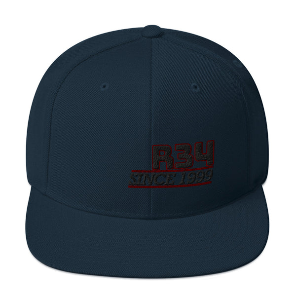 R34 GTT GTR Snapback Hat