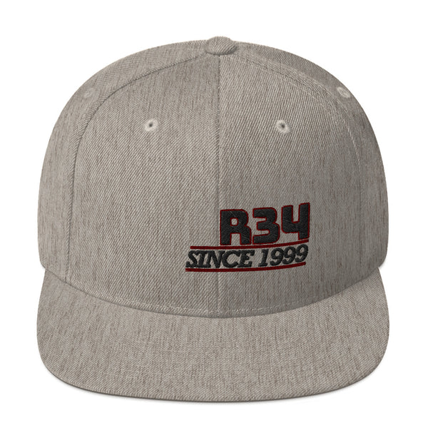 R34 GTT GTR Snapback Hat