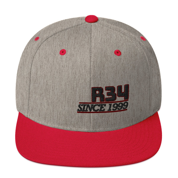 R34 GTT GTR Snapback Hat