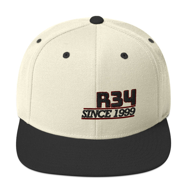 R34 GTT GTR Snapback Hat