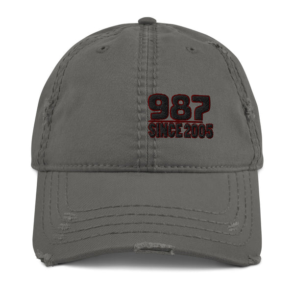 Porsche 987 Distressed Baseball Cap