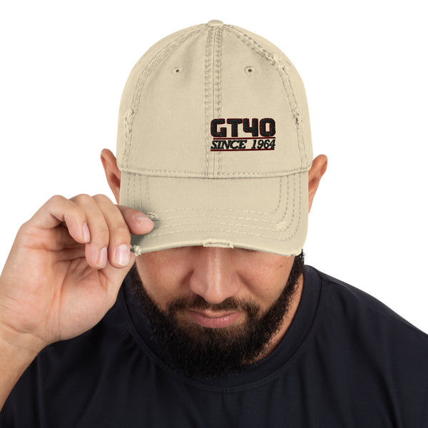 GT40 24 Hours Le Mans Distressed Baseball Dad Hat Cap
