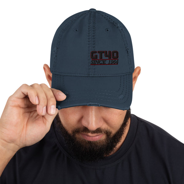 GT40 24 Hours Le Mans Distressed Baseball Dad Hat Cap