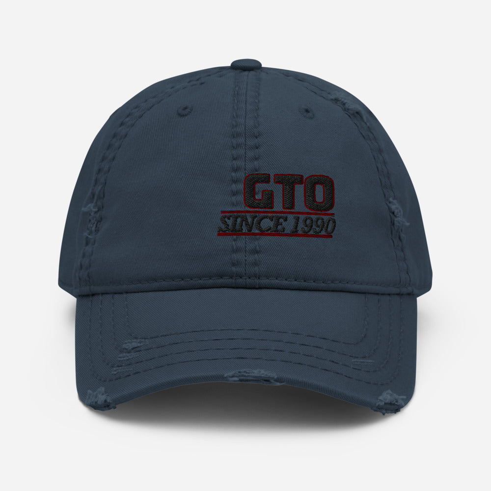 Gto Rapper Hat GTO JDM 3000GT Distressed Dad Hat Clothing Apparel | – Retro Outlaws