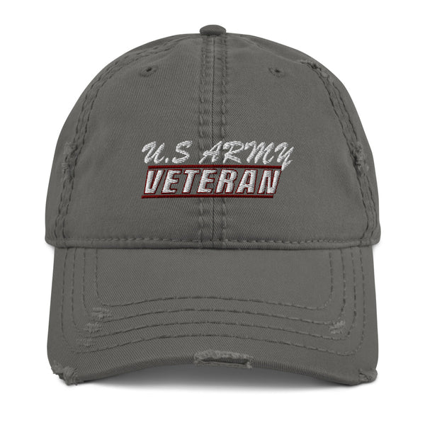 US Army Veteran Hat This is our vintage-style Veterans distressed Cap exuding retro-cool. vietnam veteran, veteran hat, iraq war veteran hat, vietnam veterans hats, afghanistan veteran hat, oef veteran hat, oif veteran hat, gulf war veteran hat, disabled veteran hat, vietnam veteran hat, usaf veteran hat, navy veteran hats for men, army veteran, navy veteran hat, usmc veteran hat