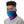 Load image into Gallery viewer, Synthwave Snood Neck Gaiter Face Mask
