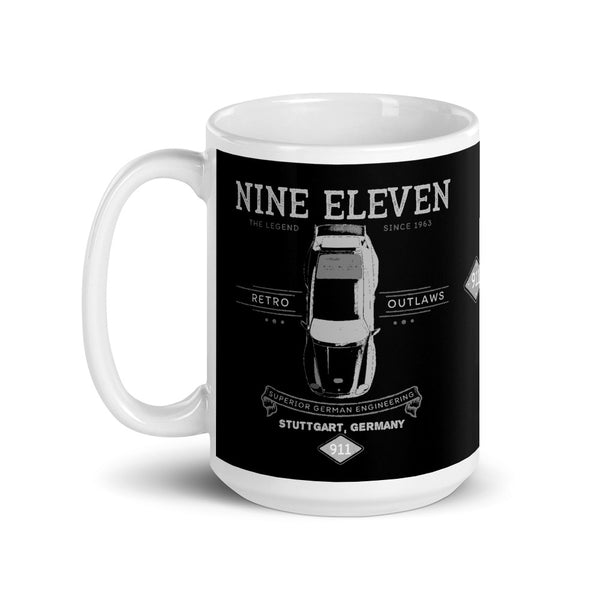 This is our Black Premium Porsche Outlaw Mug, an essential necessity for that morning coffee. Complete with top-down 993 RSR image and Porsche details, this classy, glossy, finely printed design is a must have for the Porsche aficionado. 