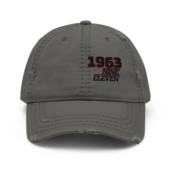 Nine Eleven 1963 Classic Sports Car Distressed Dad Hat. Embroidered Porsche Hat, Embroidered Porsche Baseball Cap, Porsche Gift, Porsche 911 gift, Porsche accessories, Porsche 911 Apparel.