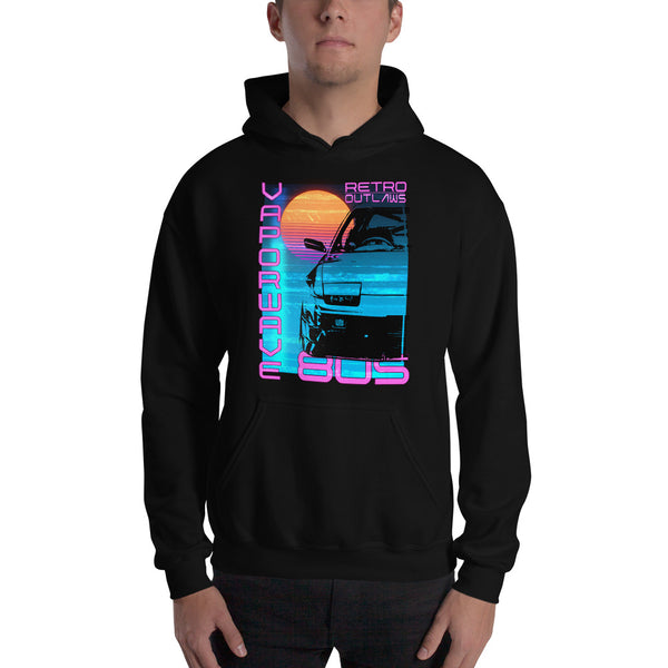 Vaporwave Synthwave 80's Hoodie Sweatshirt Our Vaporwave 80s inspired Synthwave Design Hoodie. Vaporwave Hoodie, Synthwave hoodie, synthwave apparel, vaporwavw apparel, Aesthetic apparel, 80s inspired hoodie.