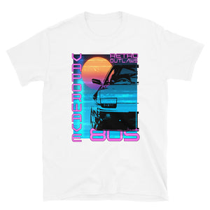 Retro Futurism Vaporwave T-Shirt At Retro Outlaws we love all things 80's from the music to the retro designs. Aesthetic Shirt, Vaporwave Shirt, Vaporwave Apparel, Vaporwave tee, Vaporwave Gift, Vaporwave poster. This is our Vaporwave Shirt that is inspired by the 80's aesthetic synth-style. This 80's graphic t-shirt is a perfect gift for Synthwave, Vaporwave, Aesthetic, Retrowave, Darkwave, Futuresynth, Retrofuturism.