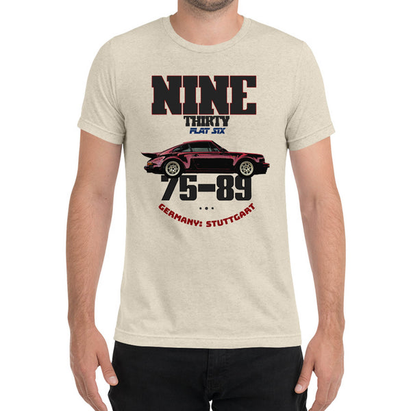 Premium Porsche 930 Tri-Blend T-Shirt