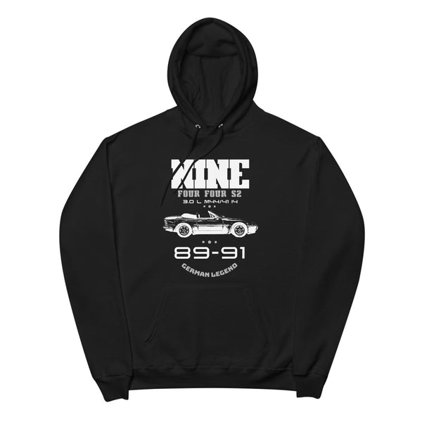 Porsche 94422 Outlaw Fleece Hoodie This is our Outlaw Fleece Hoodie with Bold 944S2 Image to the front. This hoodie comes in a super soft fleece material and is the perfect gift or treat for Porsche Fans, 944S2 Fans! 944S2 HOODIE, 944S2 HOODED FLEECE, 944 APPAREL, PORSCHE APPAREL, 944S2 GIFTS FOR HIM, PORSCHE GIFTS, MENS PORSCHE 944S2 HOODIE.