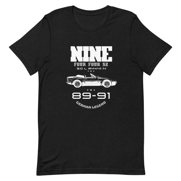 Porsche 944 S2 Retro T-Shirt Our design includes a 944 S2 to the front of the shirt with the following stats: 1989-1991 (The year build dates of the Porsche 944 S2) Engine size 3.0L and model number Perfect gifts for Porsche Fans, 994 S2 Gifts! Porsche S2 Clothing, s2 Review, Engine Size, Gift for Him, Mens